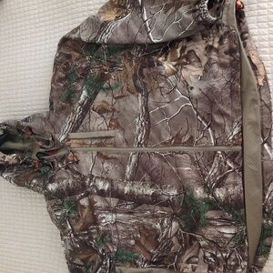2XL Rustic Ridge Real Tree Camo Zip Front Hunting Jacket w/Scent Factor
